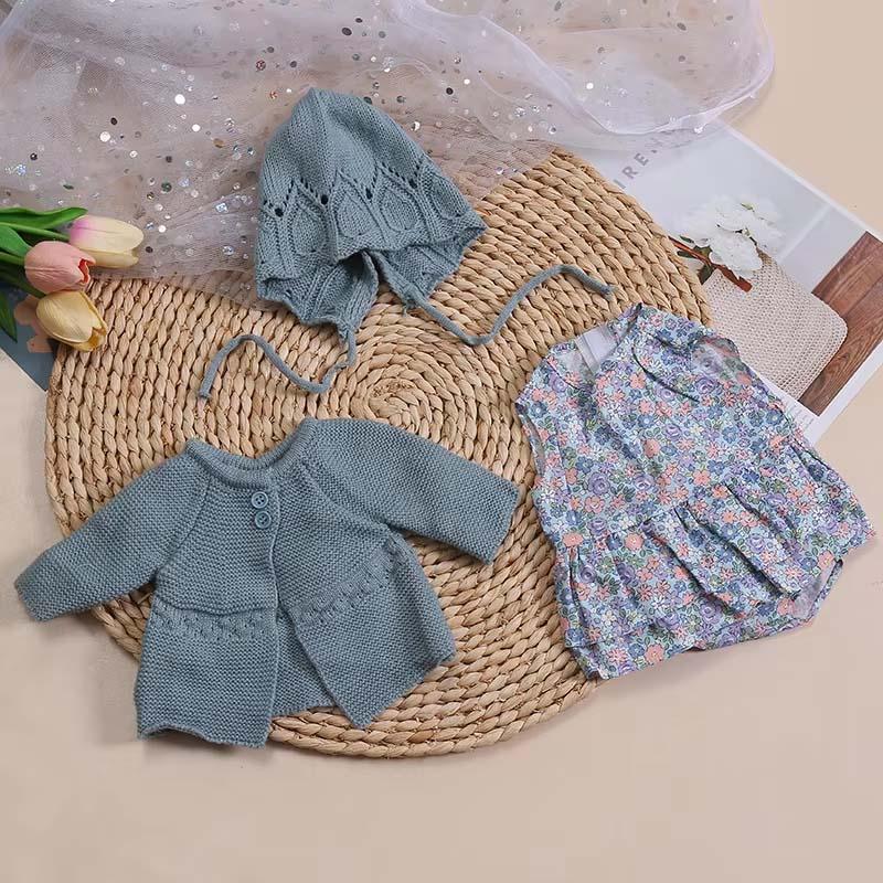 Haine pentru Păpuși Baby Reborn de 45cm Rochie Pulover Accesorii Haine Păpuși Baby Accesorii Modă pentru Îmbrăcat Păpuși Reborn