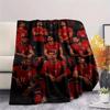 1PC Portugal National Football Logo Patterned Flannel Blanket Suitable For All Seasons for Home Decor Warmth and Comfort Gifts Holiday Present
