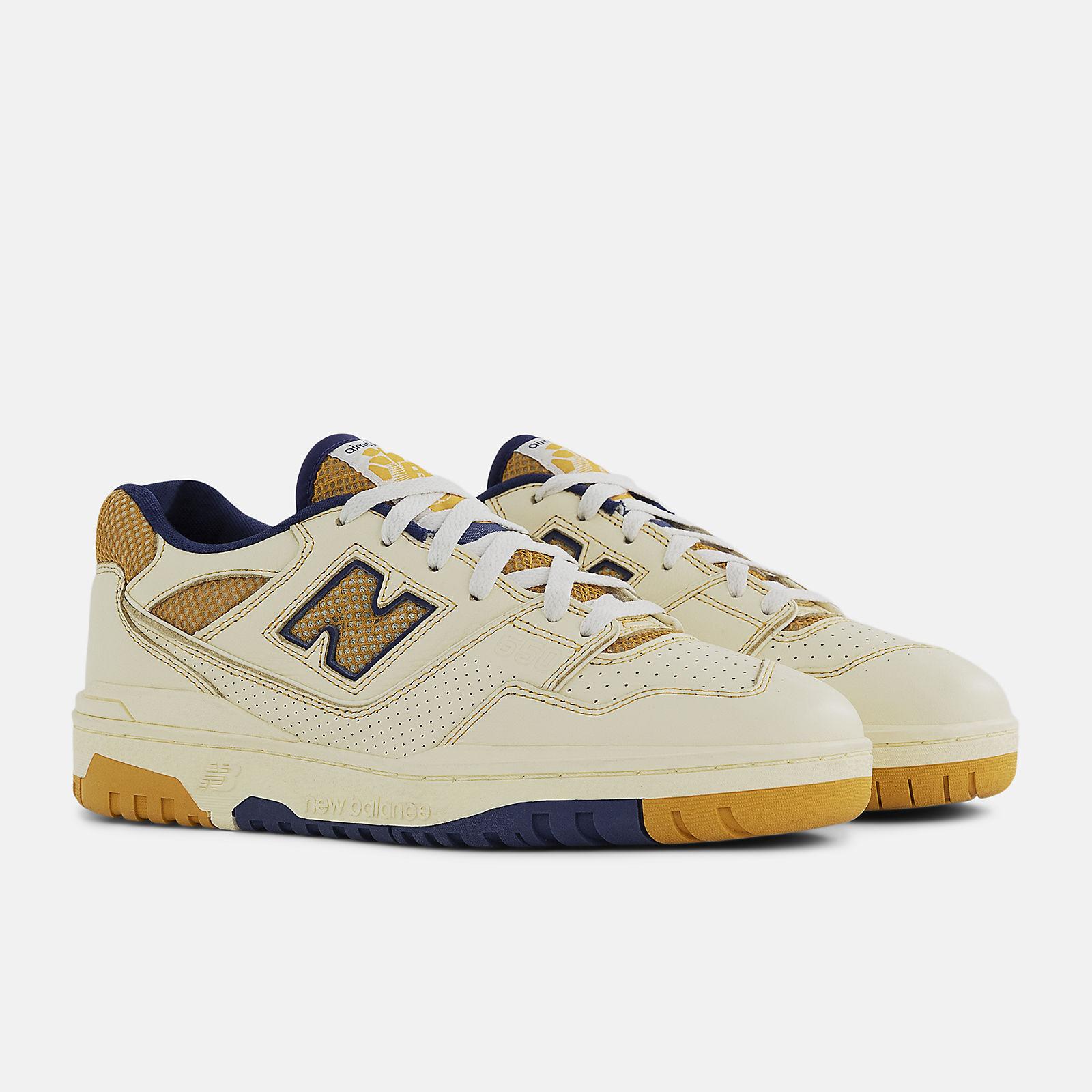 BB550AX1 AimA Leon Dore New Balance 550 Желтый Синий (Мужской) 9.5