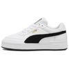 Ca Pro Leather Low Top Skateboard Shoes Unisex White Black 387327-11
