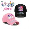 Kpop Hexe Jagd Mädchen Baseballkappe Student Frühling und Sommer Farbe Herren und Damen Baseballkappe Outdoor Western Stil All-Match Original Hut