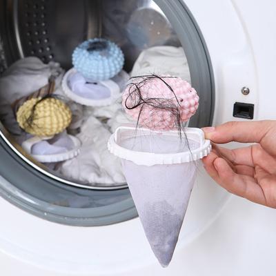 2Pcs Laundry Lint Catcher Washing Machine Filter Mesh Bags Reusable Household Hair Filter Washer Lint Trap