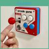 Retro Arcade Schalterpanel-Set Mit 3D-Tierfiguren-Dekor Für Fans Moderner Kunst