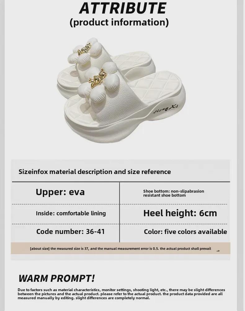 2023 Women's Fashion Thick-Soled Heightening Non-Slip Slippers for Indoor & Outdoor Winter Wear