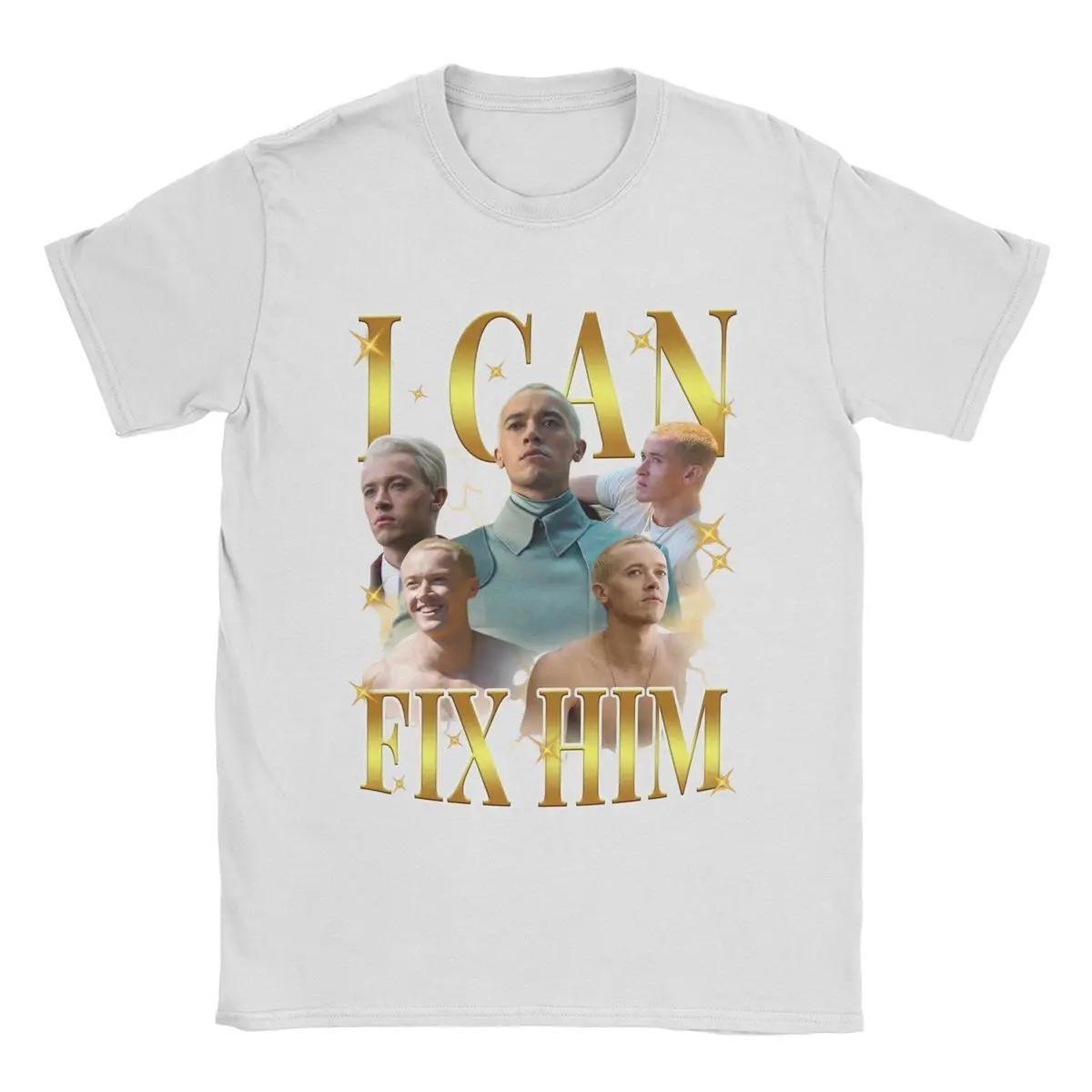 

Футболка Coriolanus Snow I Can Fix Him, мужские футболки из 100% хлопка, с круглым вырезом, футболка Tom Blyth с коротким рукавом, новое поступление S