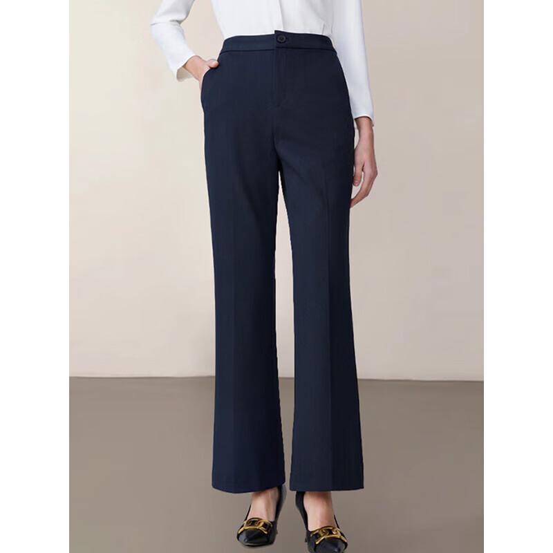Women s High-Waist Stretch Flared Dress Pants M