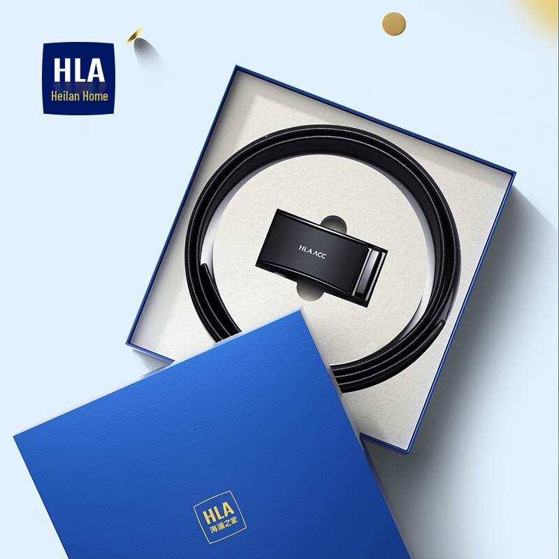 

HLA Men s Genuine Leather Automatic Buckle Belt 120-125cm