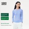 BENLAI Women's Wool Blend Slim-Fit Long Sleeve Knit Top