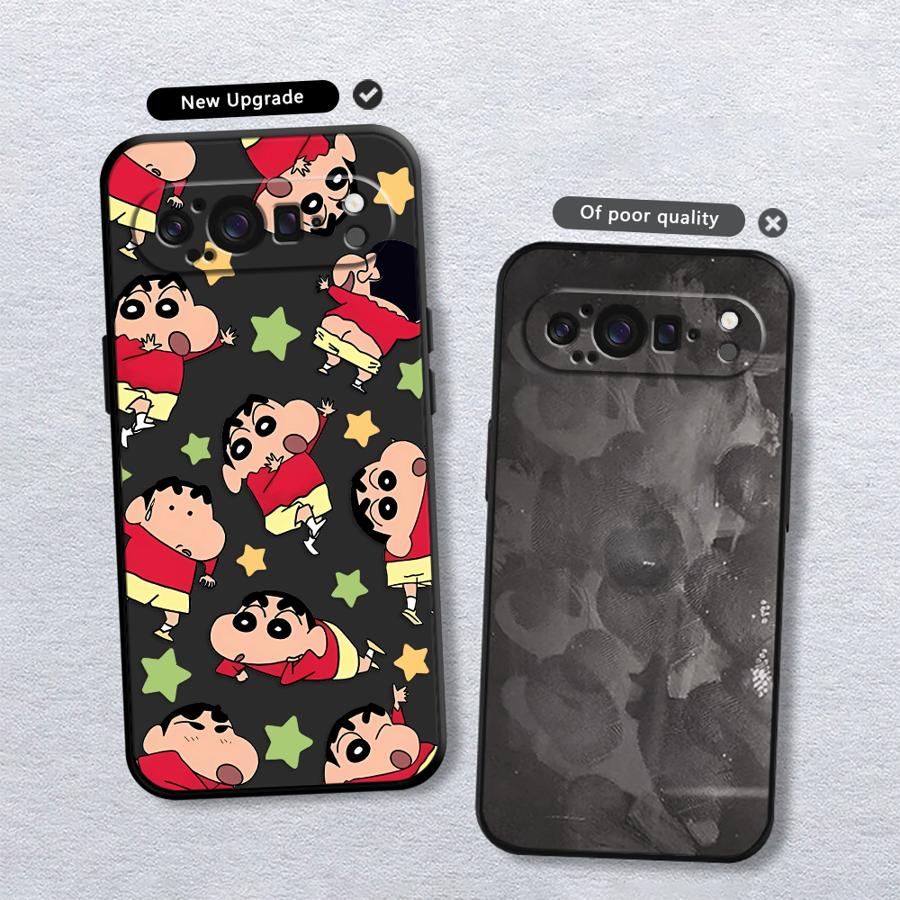 Cute C-CrayonS S-ShinChanS Funda Phone Cover Case for Google Pixel 10A 10 9 Pro XL 8a 6 7 8 Pro 6a 9a 7a