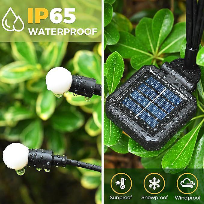 Wasserdichte Outdoor Solar Glühwürmchen LED Lichter für Garten & Camping