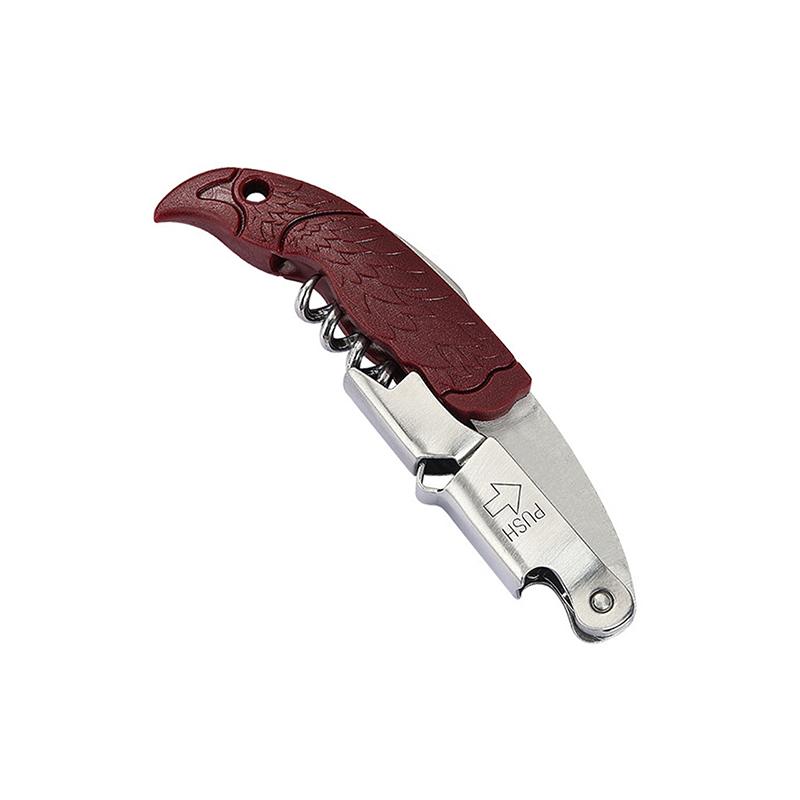 Wine Opener Professional Waiters Corkscrew, Custom Personalized LOGO Bottle Opener with Foil Cutter Wedding Gifts For Guests