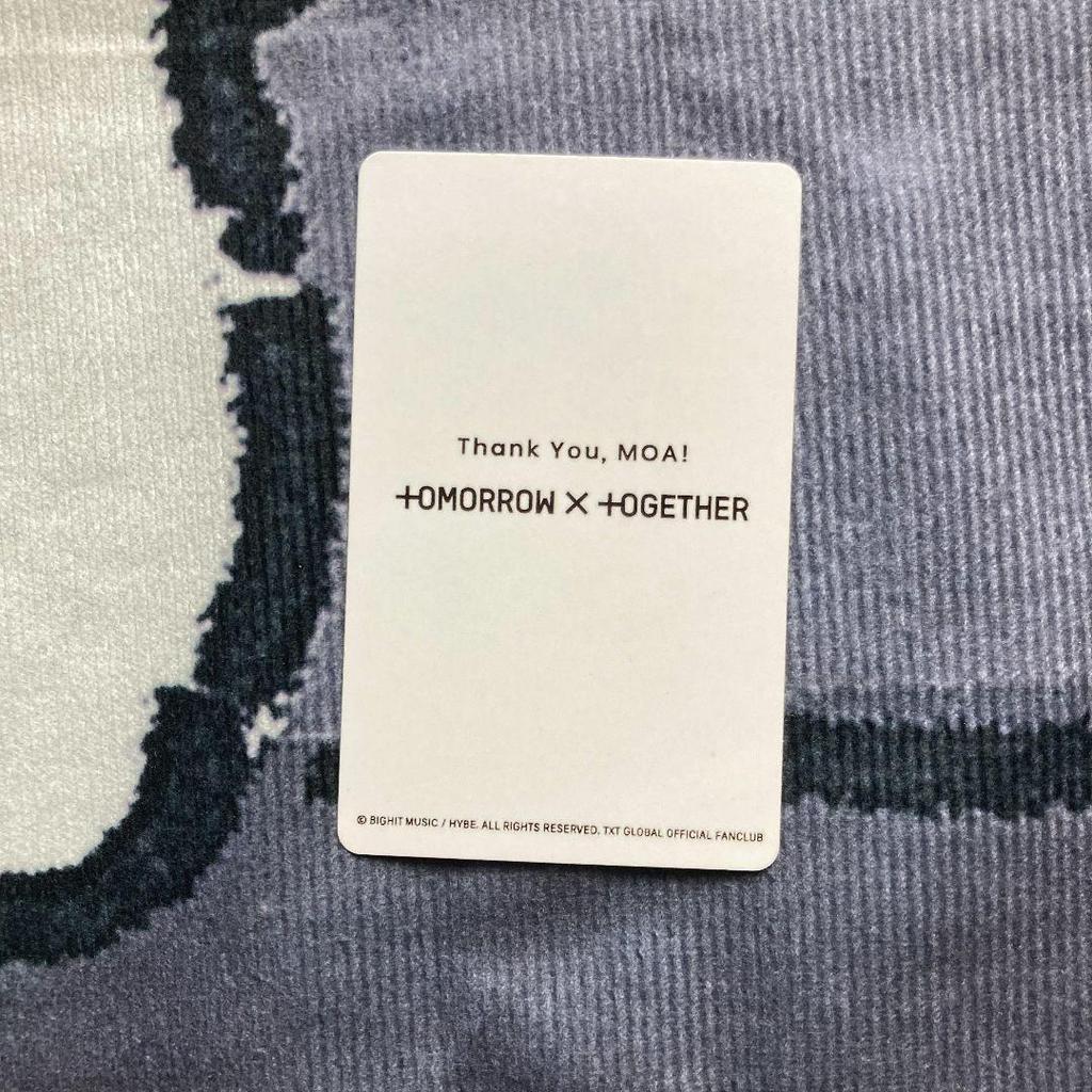 [USED] TXT New Membership Fan Club Exclusive Bonus: Beomgyu Trading Card (1 Piece)