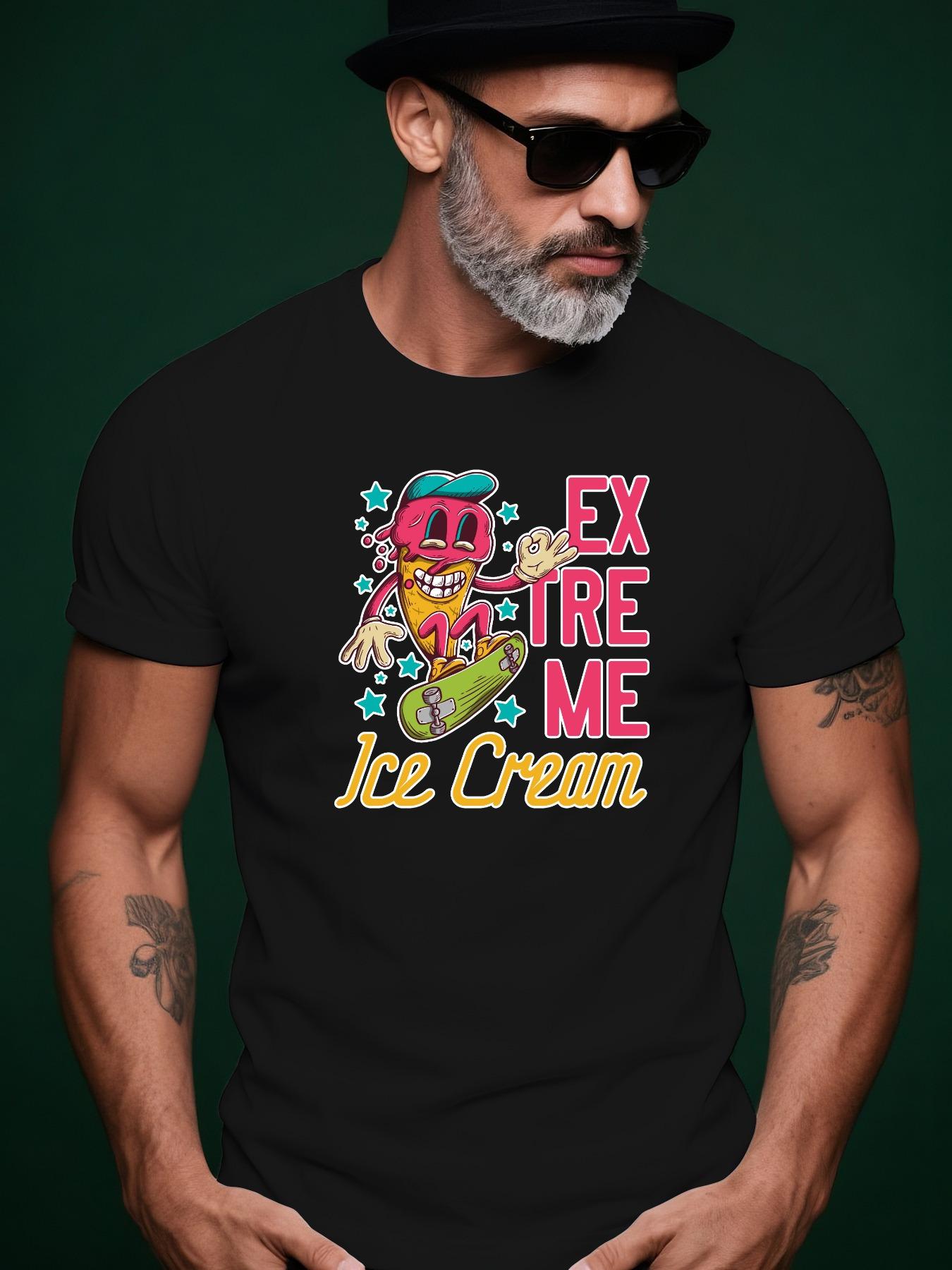 EX TRE ME Ice Cream Skateboarding Trendy Streetwear Summe... XXXL