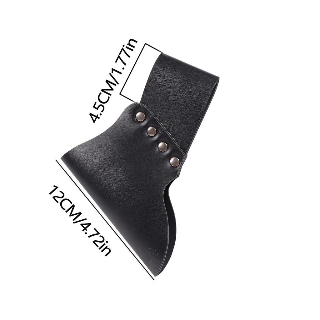 Medieval Belt Accessories Knight Double Back Sword Scabbard Frog Seat PU Leather Sword Buckle Belt Holster Viking Role Play