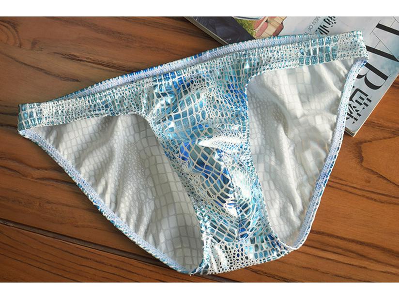 Men's Low-Waist Cartoon Triangle Briefs, Breathable European & American Design, Trendy Nightclub Style 2023