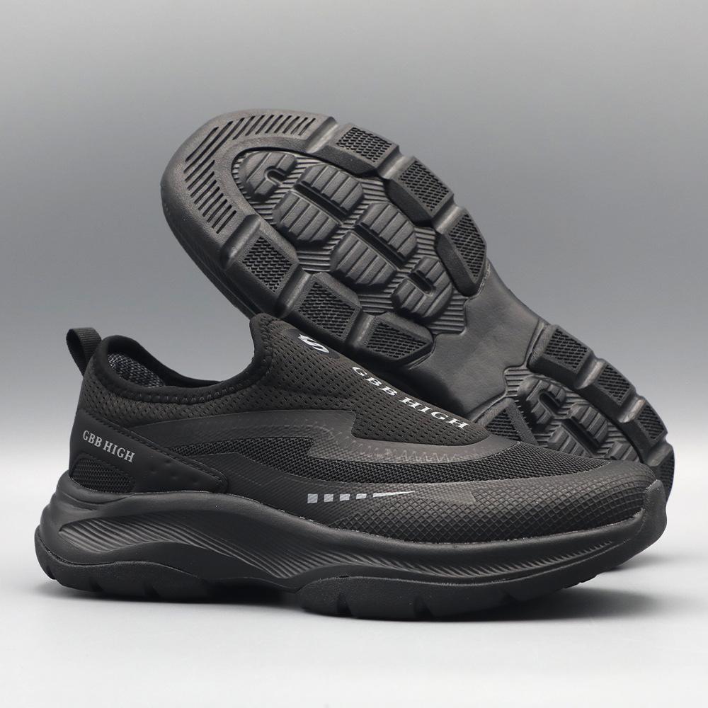 Fashion Men's shoes 2025 new lightweight, breathable, comfortable men's soft sole, anti slip, waterproof outdoor hiking casual shoes