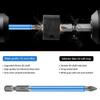 7PCS/Set Hex Shank Cross Bit Anti-Slip Wear-resistant Magnetic Screwdriver Bit Set High Hardness PH2 Screwdriver Bits Hand Tools