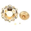 4pcs Gold Finish Decorative Serving Tray Vintage Pattern Coffee Table Tray Hotel Counter Display