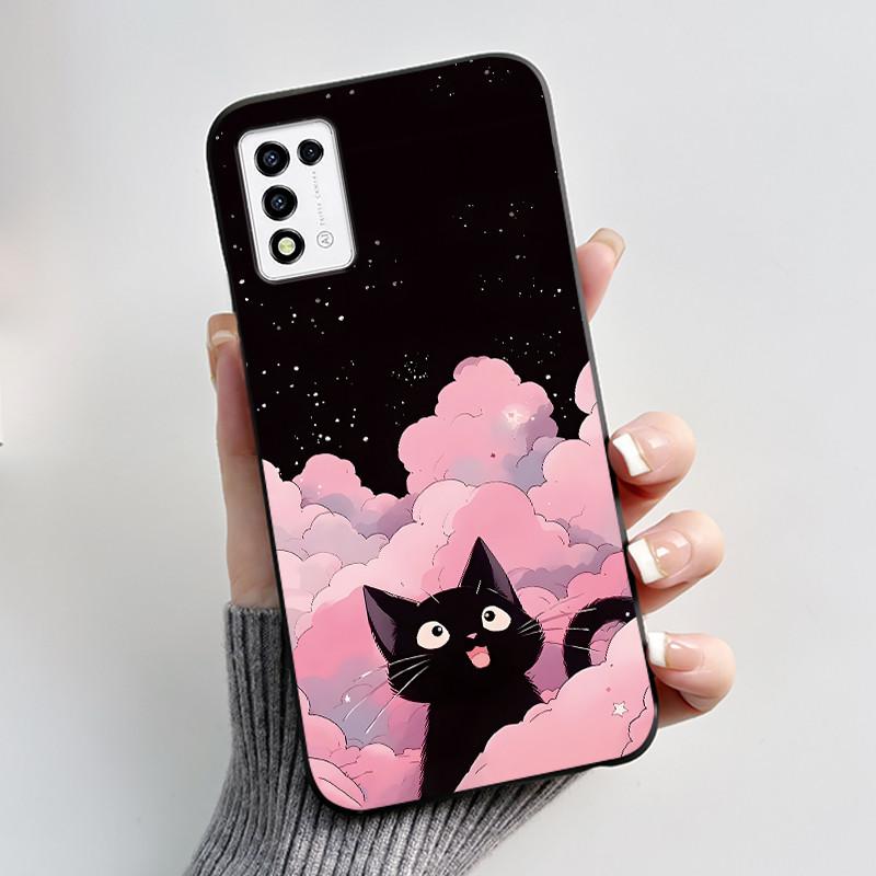 For ZTE Libero 5G III, A202ZT Soft Silicone Black Case For ZTE Libero 5G II, A103ZT Popular Pattern Panda Shockproof Shell