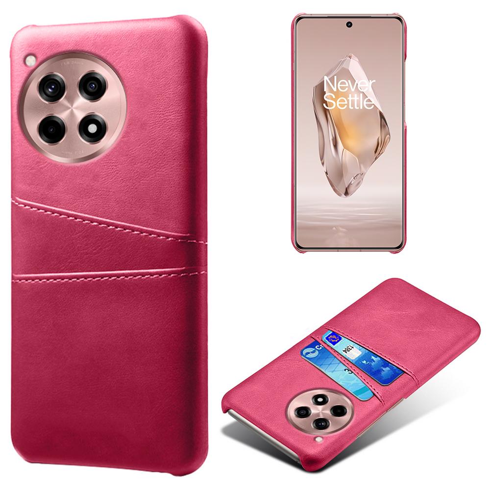 For OnePlus Ace 3 5G/12R 5G Case Leather Coated PC Phone Cover with Card Holder