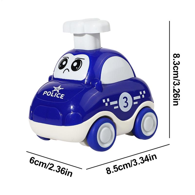 Baby Car Toy Inertia Cartoon Animal Engineering Vehicle Press Go Cartoon Truck Toys Pull Back Cars Toys for 1 2 3 Year Boys Gift