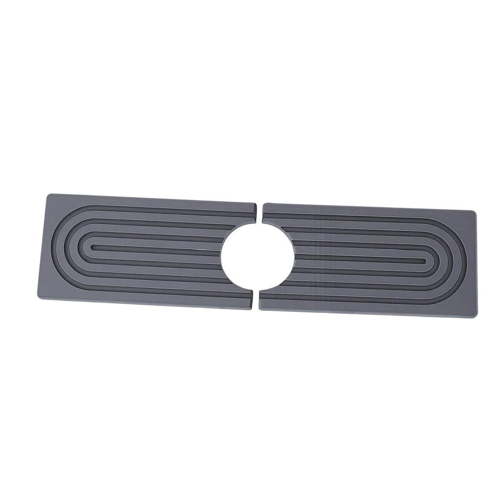 Faucet Mat for Kitchen Sink Diatomite Fast Drying Stone Sink Tray Super Absorbent Faucet Splash Guard for Bathroom