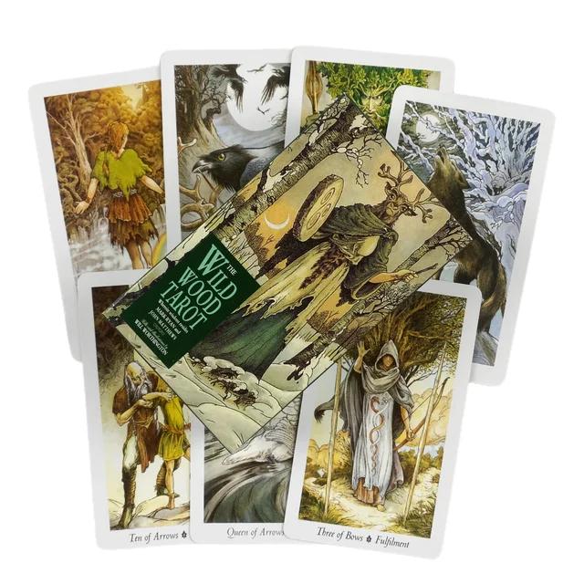 The Wild Wood Tarotkort Spådomsdekk Engelsk Versjon Utgave Orakelkort Spillebordspill For Fest