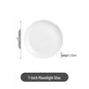 Elegant Moonlight Bone China Ceramic Dinner Plate - Perfect for Steak, Western and Cold Dishes, Gift or Display.