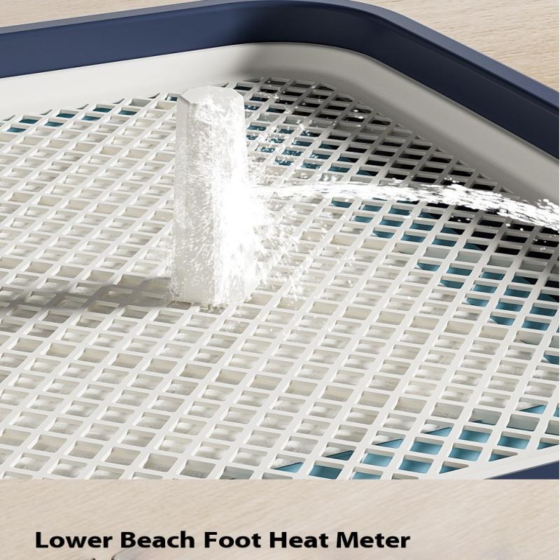 Toaletă de dresaj pentru câini, suport din plastic pentru urina de câine cu plasă detașabilă, tavă reutilizabilă pentru dresajul de câini pentru animale de companie