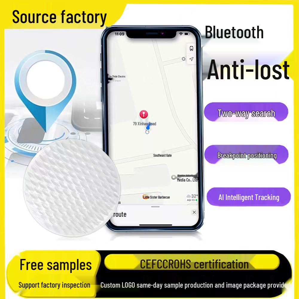 Apple MFI Certified Global Anti-Lost Finder: Unlimited Distance Locator for Luggage, Keys, Backpack, and Umbrella