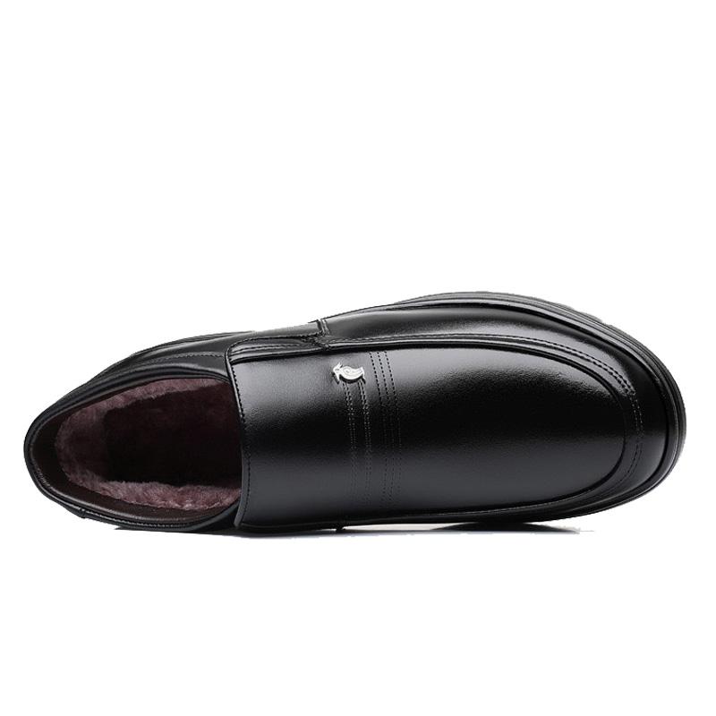 Модные мужские ботинки Теплые меховые зимние ботинки Нескользящие мужские ботильоны — фото 5