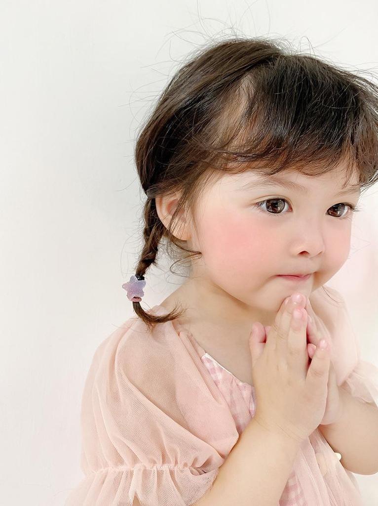 Starfish Gummy Baby Hair Tie: No-Damage Star Rubber Band for Infants
