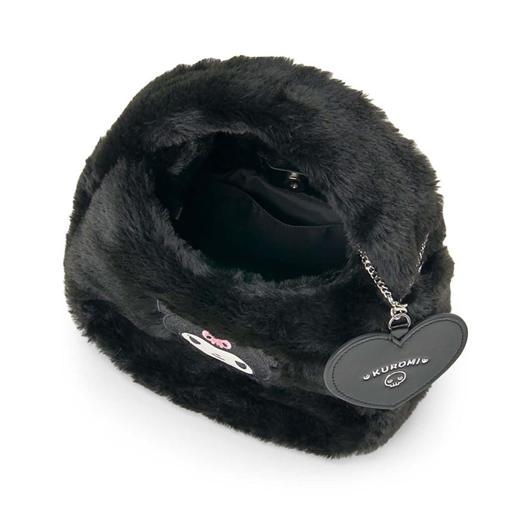 Sanrio Kuromi Boa Bag with Ages 3 and 264890 2-Way Charm, Up,