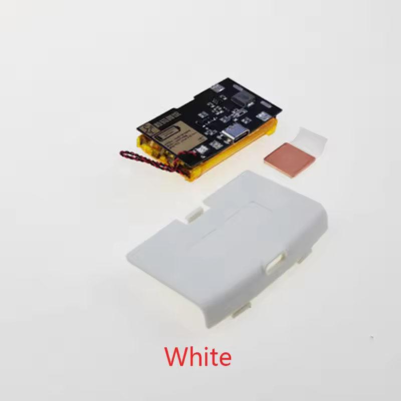 1800mAH Li-ion Rechargeable Battery Module For Game Boy Advance For GBA Highlight with Type-C Charging Port Battery Cover USB-C