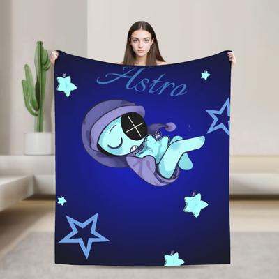 Pături Calde și Moi Astro Sleep Dandys World Pătură Decorativă de Pluș Pătură Amuzantă Decor pentru Casă Cuvertură de Flanel pentru Pat Husă pentru Canapaua-Pat