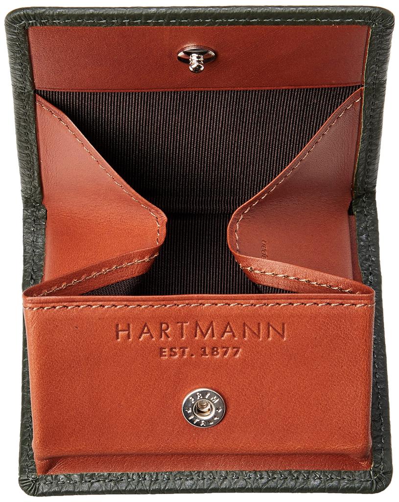 Hartmann Glendale Coin WalletCoin Case, Made In Japan, QB224004, GreenTan