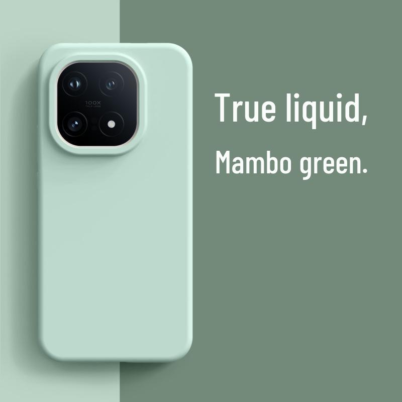 IQOO15 Silicone Phone Case: High-End, Solid Color, Dirt-Resistant, Anti-Fall Protective Cover for Women