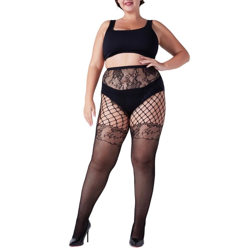 Patterned Tights Fishnet Stockings High Waist Pantyhose Stockings Leggings Lace Tights for Women Girls Summer Leggings