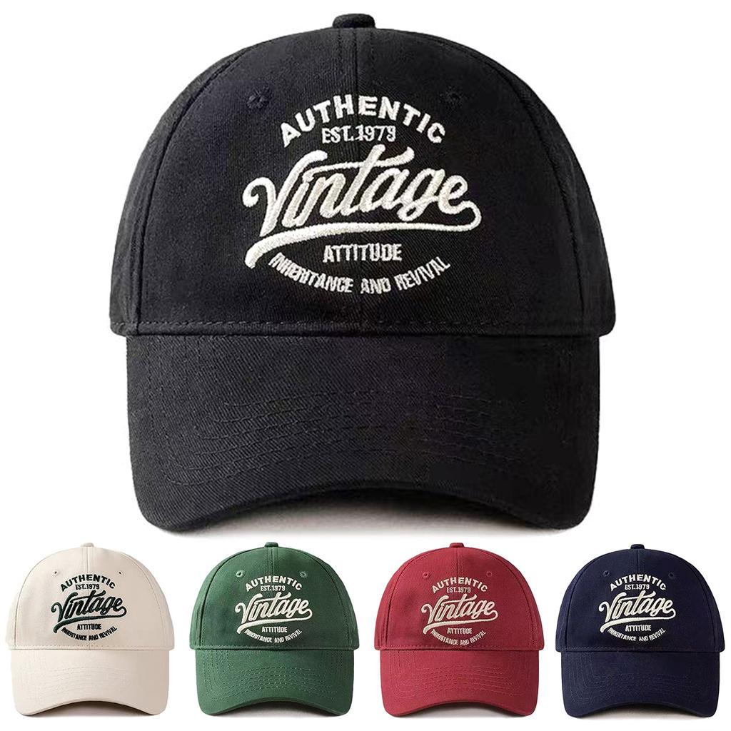 Fashionable Letter Embroidered Dad Hat Men's Outdoor Adjustable Cotton Hats Leisure Travel Baseball Cap Golf Caps