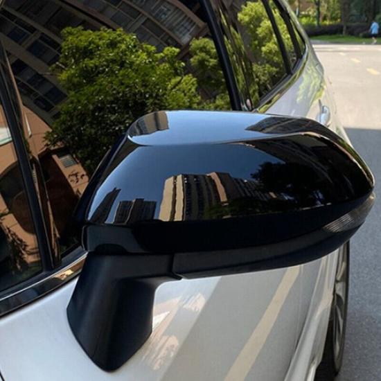 Gloss Black Door Side Rearview Mirror Cover Cap For Toyota Corolla -22