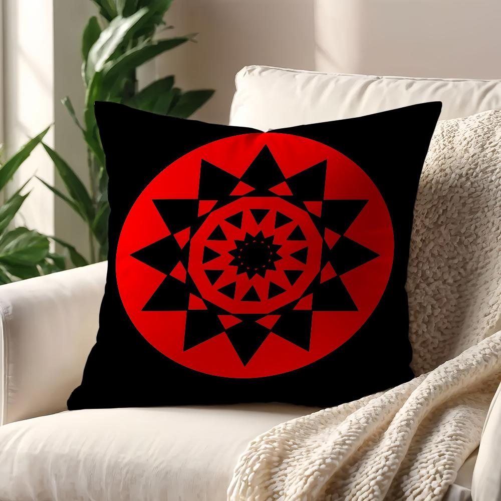 SSharingan NNarutoS Anime Cushion Cover For Pillow Printing Sofa Decoration Home Car Room Coffee Shop Office Nordic Simplicity