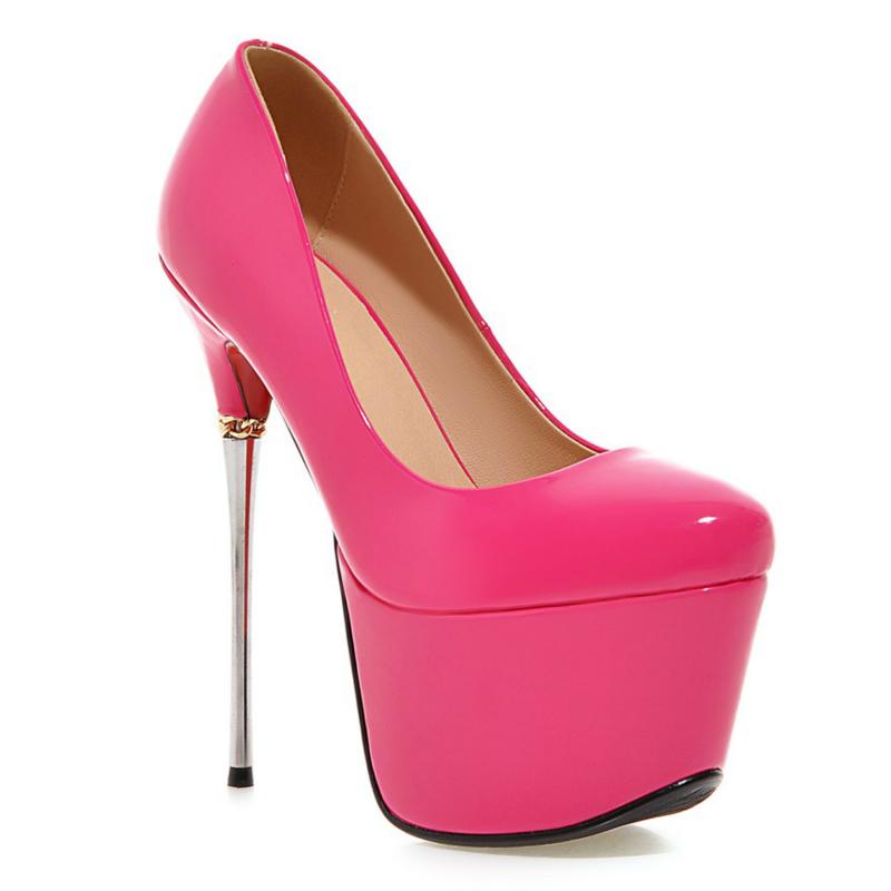 

Сексуальные 16 см Туфли на ультравысоком каблуке Платформа Роскошные Золотые Серебряные Красные Черные Женские Туфли-лодочки на каблуке Стилет Свадебные Вечерние Туфли Женские 38