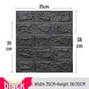 3D Anti-Collision Self-Adhesive Wall Sticker, 35x38cm – Waterproof, Moisture-Proof, and Soft Decorative Wallpaper