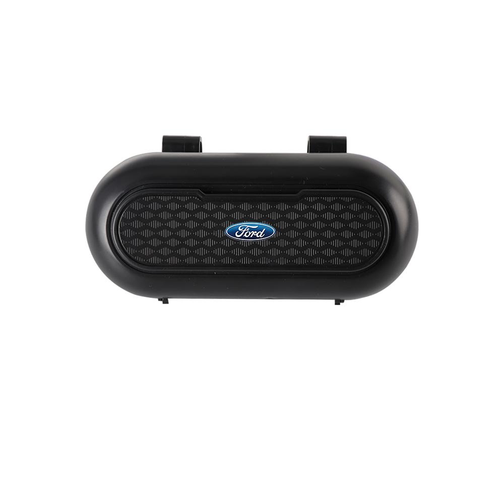 For Ford Focus Kuga Mustang Mondeo Fusion Ranger ST Car Sun Visor Glasses Card Holder Box Storage Case Clip Interior Accessories