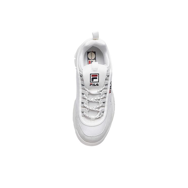 Fila Fusion Disruptor 2 Comfortable Trendy Low-Top Dad Sneakers Women Sneakers White T12W933704AWT