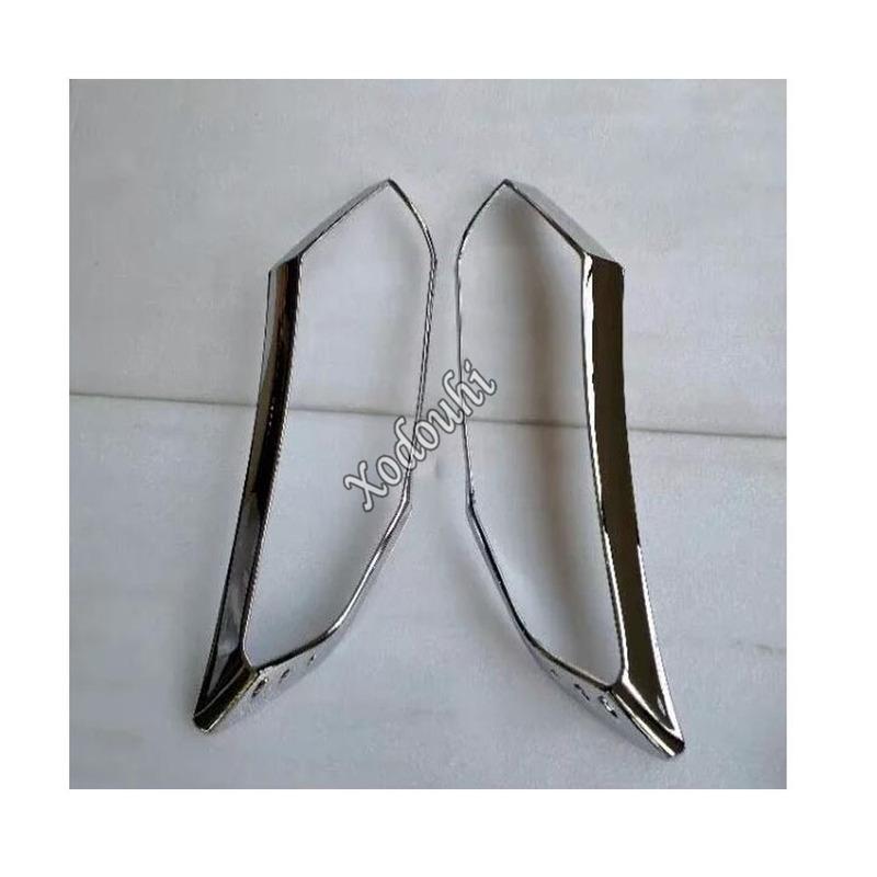 Car Body Front Head Light Lamp Molding Frame Stick Cover Trim For Nissan X-Trail T32/Rogue 2014 2015 2016 2017 2018