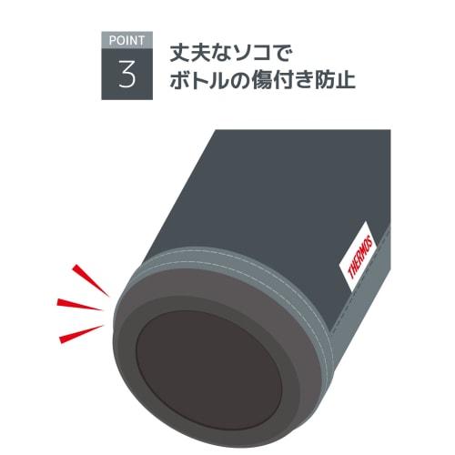 Thermos My Bottle Pouch with Strap for 450-600ml Black APG-502 BK