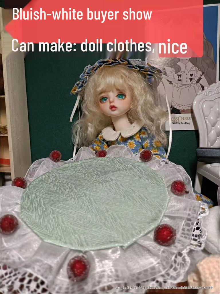 Herringbone Solid Color Twill Jacquard Fabric for Hanfu and Cheongsam Skirts