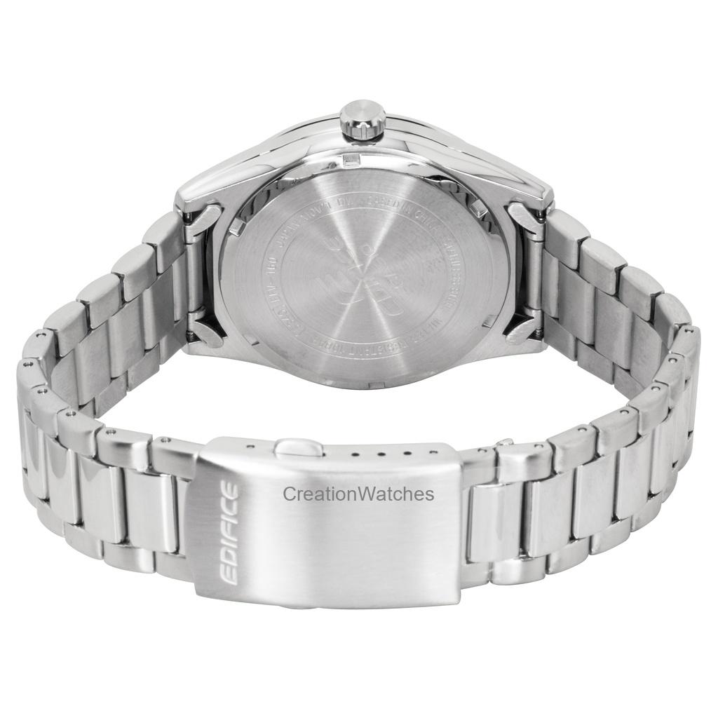 Casio Edifice Analog Stainless Steel Blue Dial Quartz EFV-160D-2A 100M Men's Watch