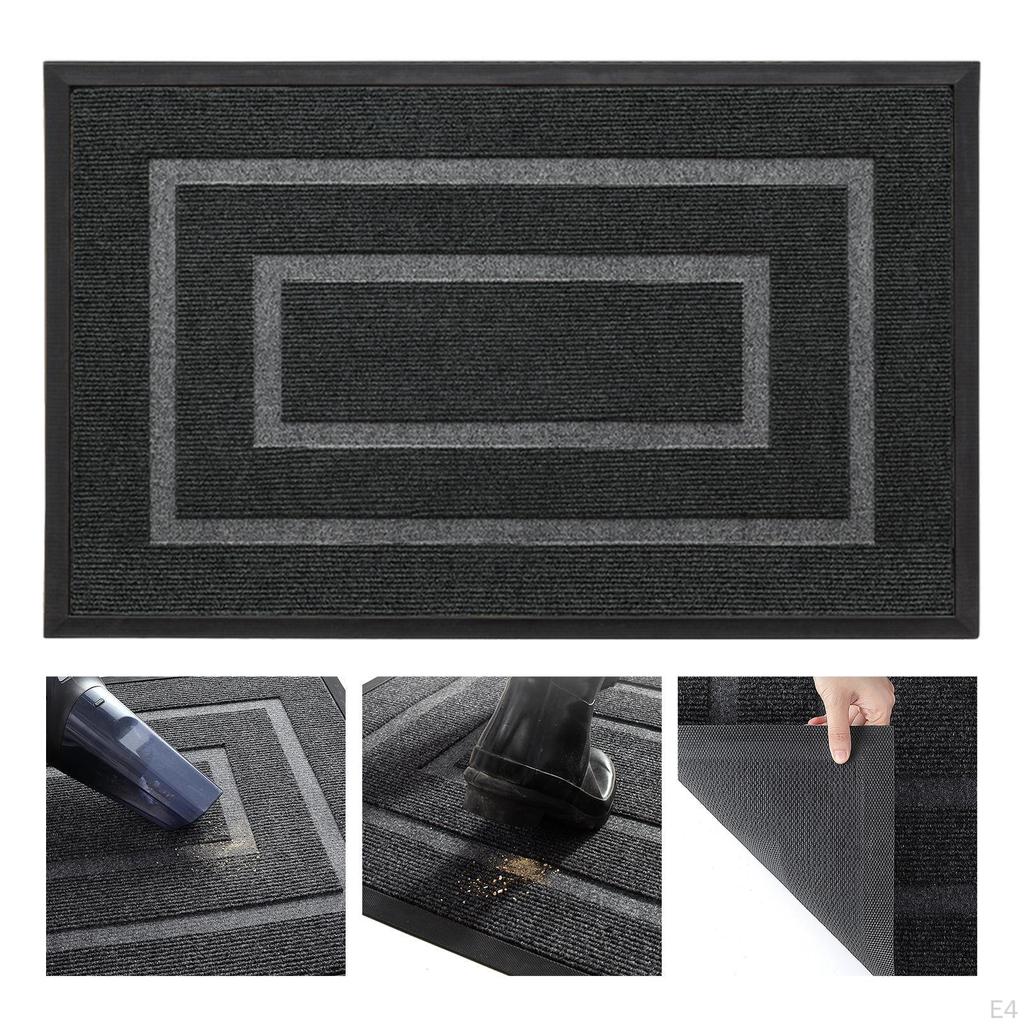 Front Door Mat Entry Rug Nonslip Home Decor Washable Welcome Carpet for Indoor